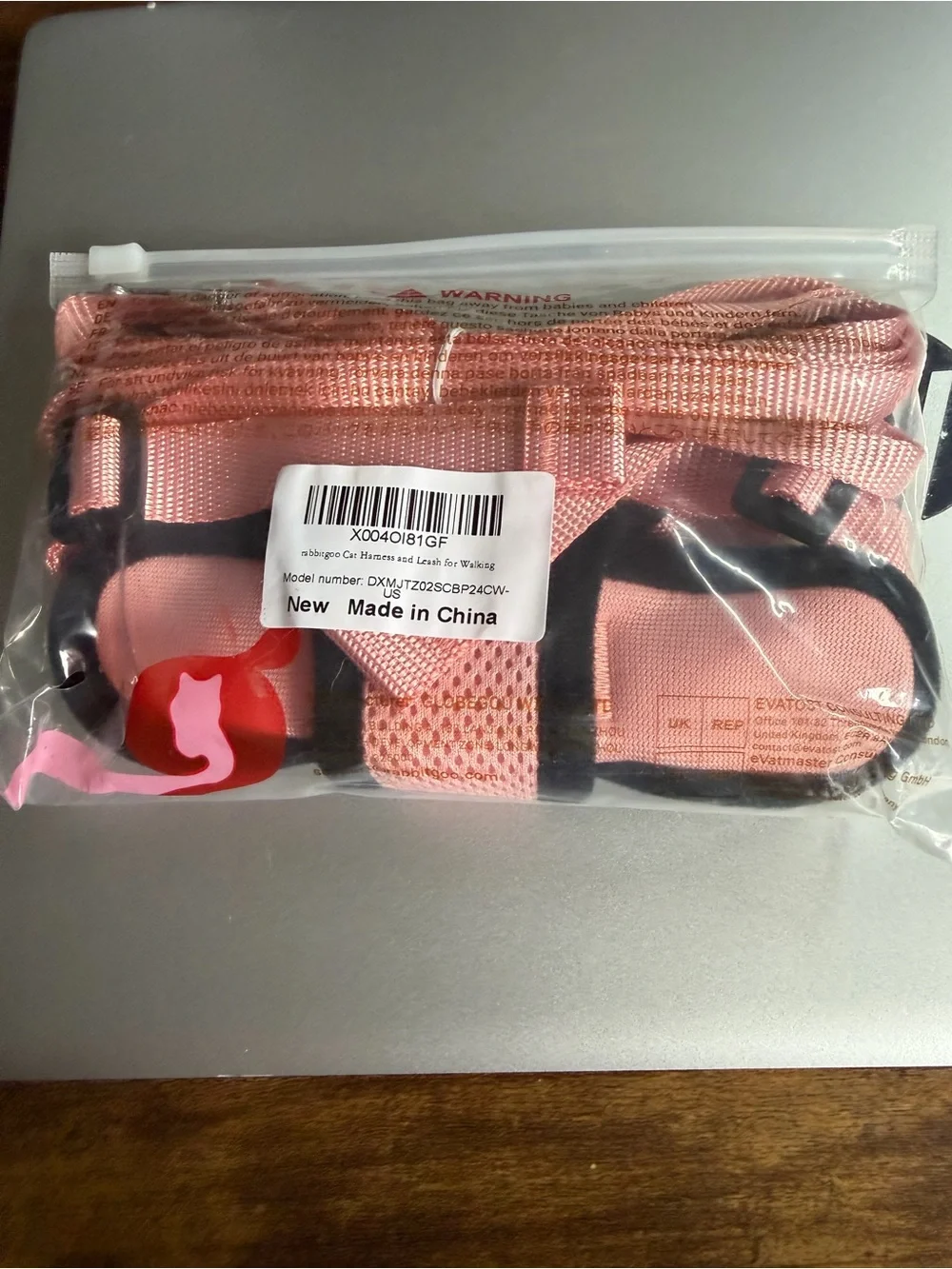 🐱Rabbitgoo Cat Harness & Leash Set- Size S- New in Package